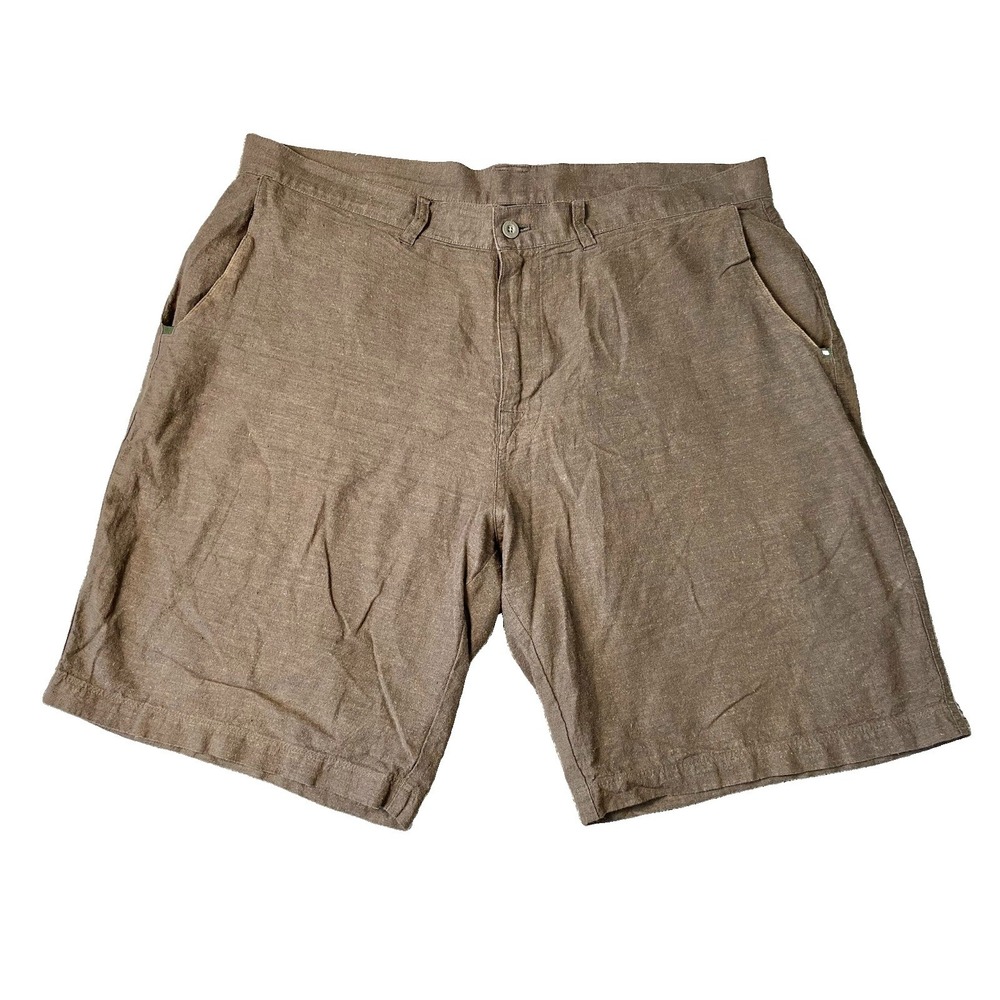 Patagonia Men's Shorts 36 Back Step Brown  Hemp Organic Cotton Blend Casual 9.5"